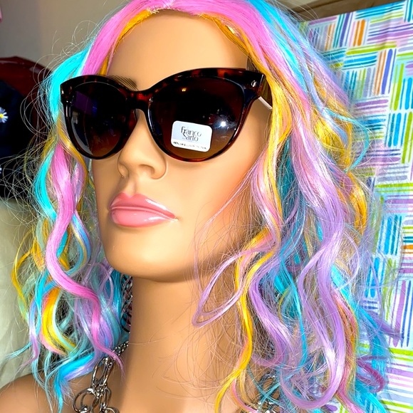 Leopard frame glasses NWT womens 100% UVA & UVB Protection Franco Sarto - Picture 8 of 16